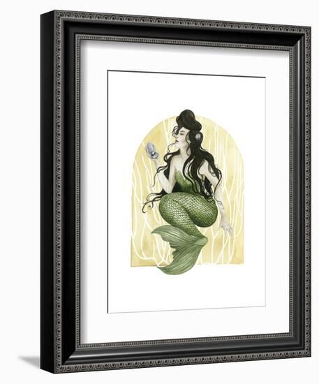 Deco Mermaid I-Grace Popp-Framed Art Print