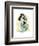 Deco Mermaid II-Grace Popp-Framed Art Print
