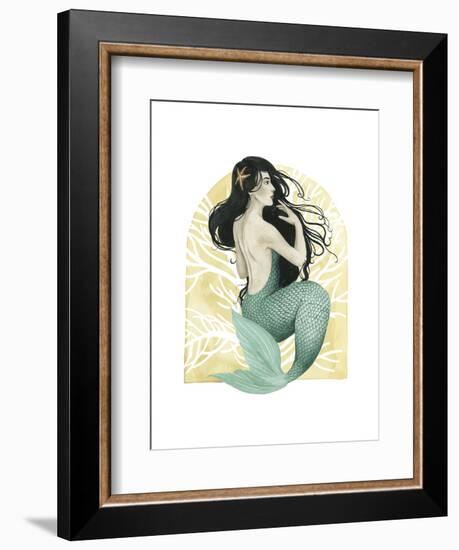 Deco Mermaid II-Grace Popp-Framed Art Print