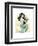 Deco Mermaid II-Grace Popp-Framed Art Print