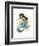 Deco Mermaid III-Grace Popp-Framed Art Print