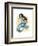 Deco Mermaid III-Grace Popp-Framed Art Print