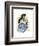 Deco Mermaid IV-Grace Popp-Framed Art Print