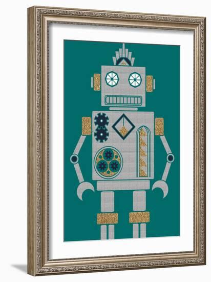 Deco Robot-null-Framed Giclee Print