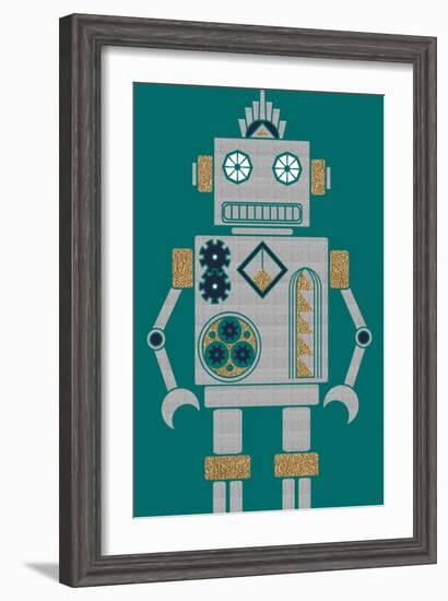 Deco Robot-null-Framed Giclee Print