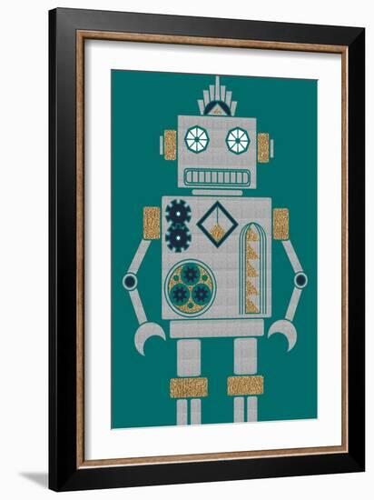 Deco Robot-null-Framed Giclee Print
