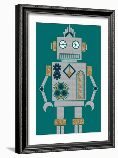 Deco Robot-null-Framed Giclee Print