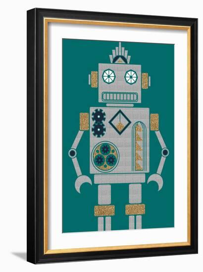 Deco Robot-null-Framed Giclee Print