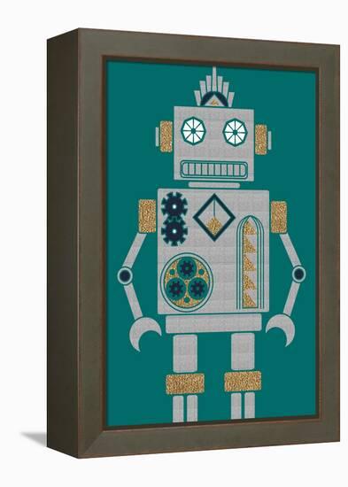 Deco Robot-null-Framed Premier Image Canvas