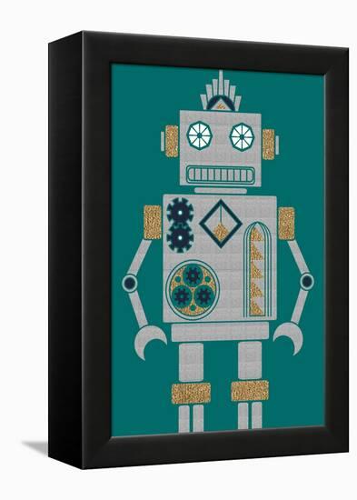 Deco Robot-null-Framed Premier Image Canvas