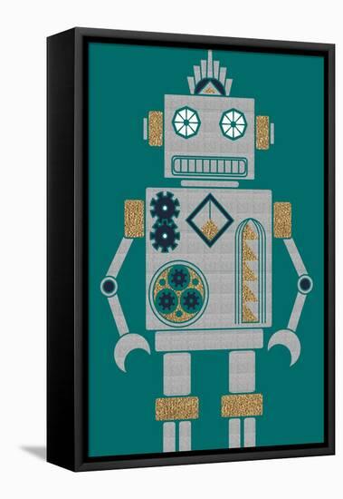 Deco Robot-null-Framed Premier Image Canvas