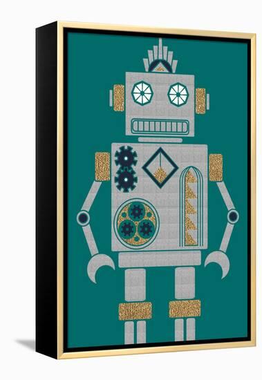 Deco Robot-null-Framed Premier Image Canvas