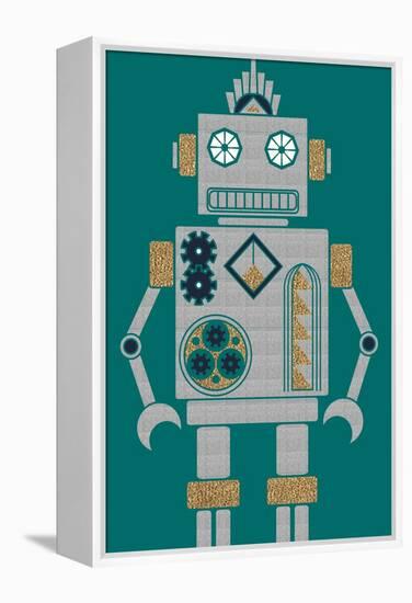 Deco Robot-null-Framed Premier Image Canvas