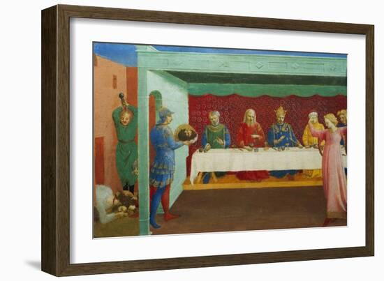 Decollation of the Baptist and Herod's Feast-Angelico & Strozzi-Framed Giclee Print