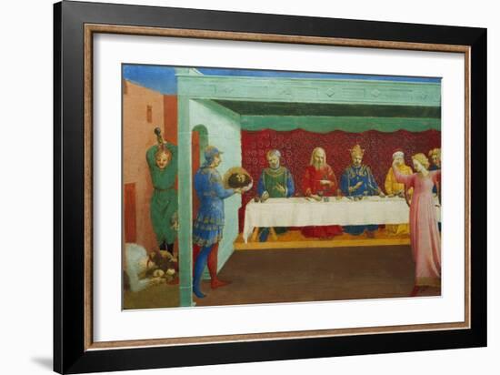 Decollation of the Baptist and Herod's Feast-Angelico & Strozzi-Framed Giclee Print