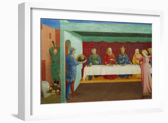 Decollation of the Baptist and Herod's Feast-Angelico & Strozzi-Framed Giclee Print