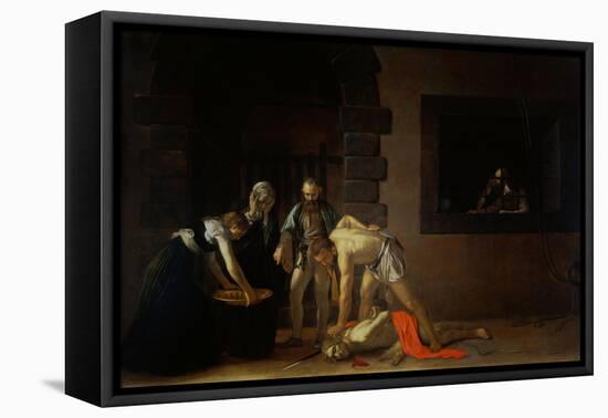 Decollation of the Baptist-Caravaggio-Framed Premier Image Canvas