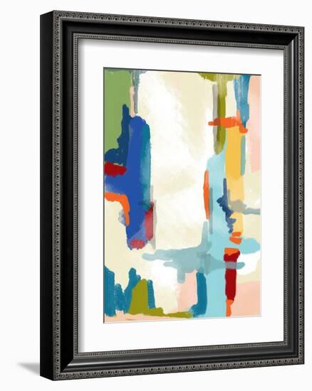 Deconstructed Landscape 1-Jan Weiss-Framed Art Print