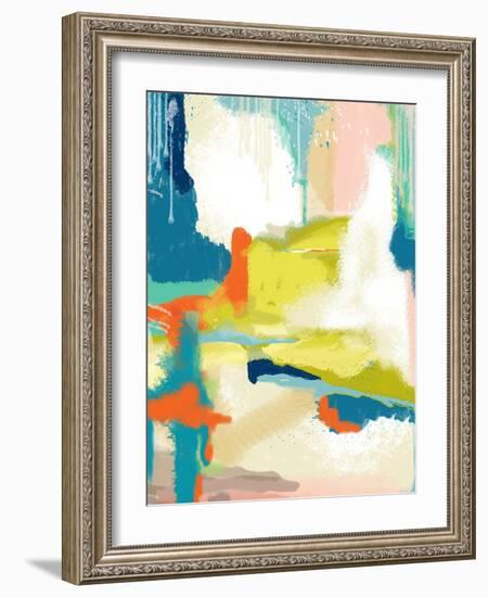 Deconstructed Landscape 2-Jan Weiss-Framed Art Print