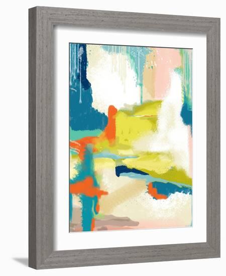 Deconstructed Landscape 2-Jan Weiss-Framed Art Print