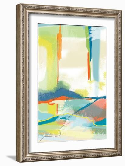 Deconstructed Landscape 4-Jan Weiss-Framed Art Print