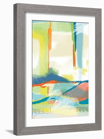 Deconstructed Landscape 4-Jan Weiss-Framed Art Print