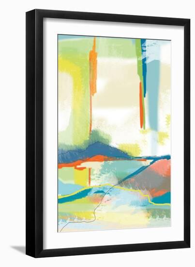 Deconstructed Landscape 4-Jan Weiss-Framed Art Print