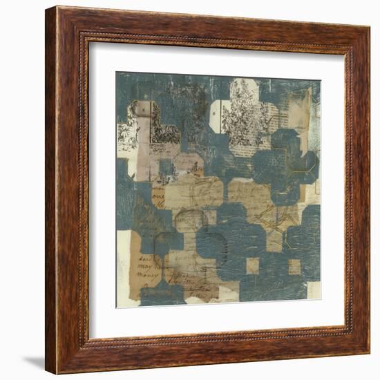 Deconstructed Quatrefoil I-Jennifer Goldberger-Framed Art Print