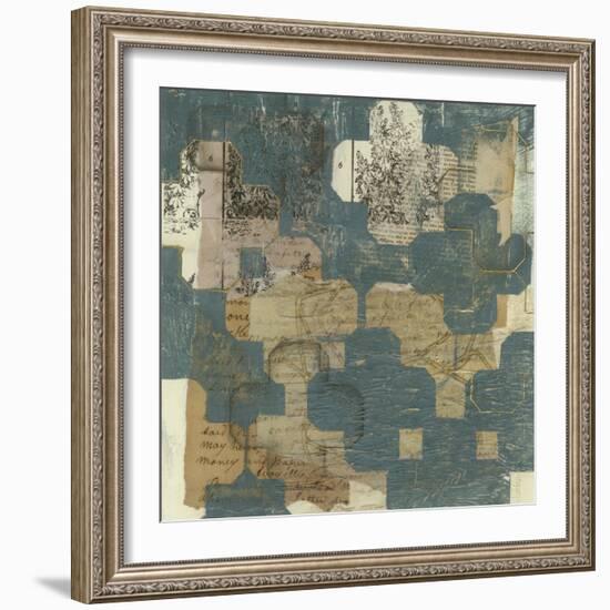 Deconstructed Quatrefoil I-Jennifer Goldberger-Framed Art Print