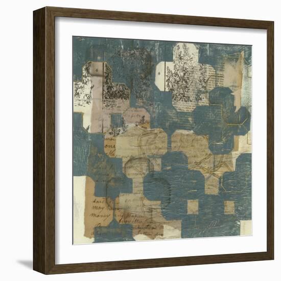 Deconstructed Quatrefoil I-Jennifer Goldberger-Framed Art Print