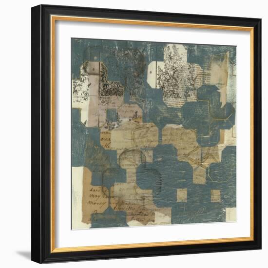 Deconstructed Quatrefoil I-Jennifer Goldberger-Framed Art Print