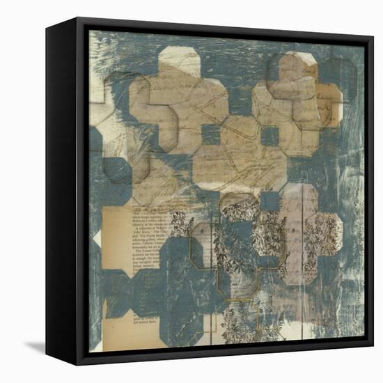 Deconstructed Quatrefoil II-Jennifer Goldberger-Framed Stretched Canvas