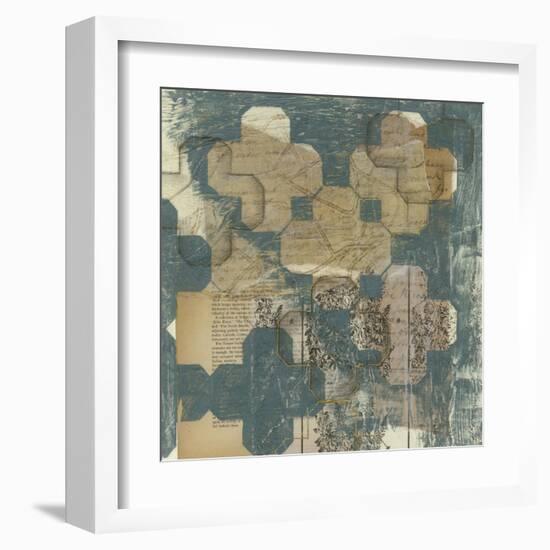 Deconstructed Quatrefoil II-Jennifer Goldberger-Framed Art Print