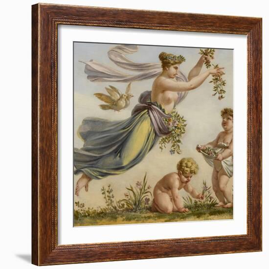 Décor du salon des Saisons de l'hôtel de Lannoy : Le Printemps-Pierre Paul Prud'hon-Framed Giclee Print