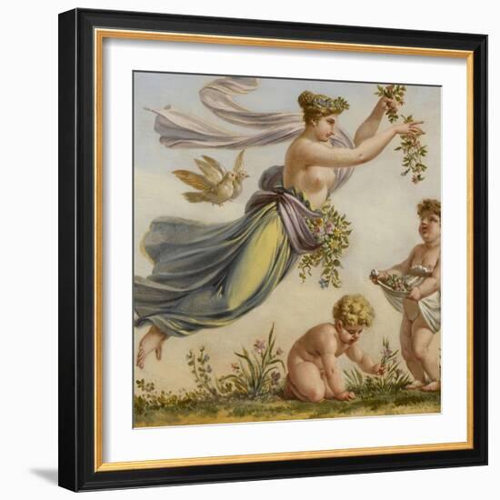 Décor du salon des Saisons de l'hôtel de Lannoy : Le Printemps-Pierre Paul Prud'hon-Framed Giclee Print