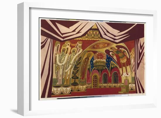 Decor Pour L'opera  La Fiancee Du Tsar  De Nicolas (Nikolai) Rimski Korsakov (Rimski-Korsakov) (184-Ivan Bilibin-Framed Giclee Print