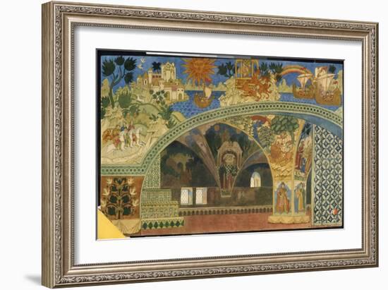 Decor Pour L'opera  Sadko  De Nicolas (Nikolai) Rimski Korsakov (Rimski-Korsakov) (1844-1908). Oeuv-Ivan Bilibin-Framed Giclee Print