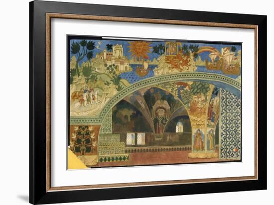 Decor Pour L'opera  Sadko  De Nicolas (Nikolai) Rimski Korsakov (Rimski-Korsakov) (1844-1908). Oeuv-Ivan Bilibin-Framed Giclee Print