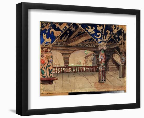 Decor Preparatoire Pour La Piece De Theatre  La Demoiselle Des Neiges  De Alexandre Ostrovski (1823-Victor Mikhailovich Vasnetsov-Framed Giclee Print