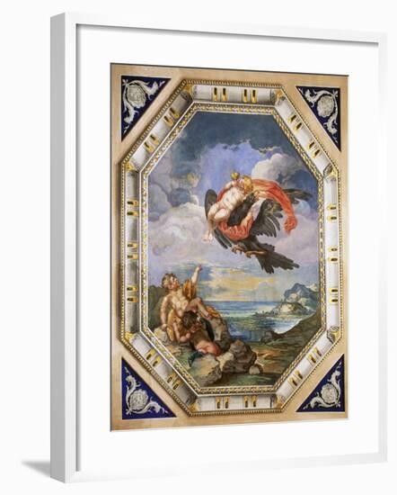 Decorated Ceilings in Pinacotheca, Palazzo Ricci, Macerata, Marche, Italy-null-Framed Giclee Print