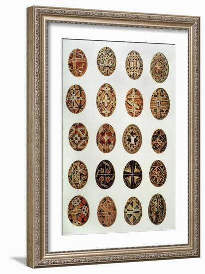 Decorated Eggs from Ukraine-null-Framed Art Print