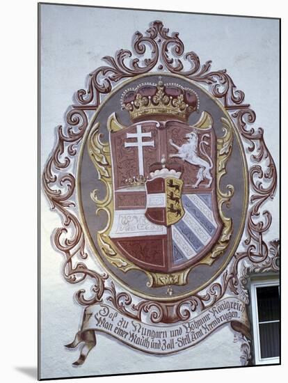 Decorated Facade in Kremsbrueke, Innerkrems, Carinthia, Austria-null-Mounted Giclee Print