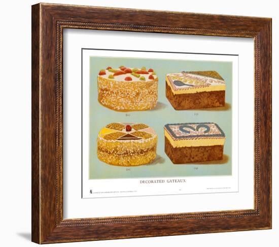 Decorated Gateaux, Occasion-null-Framed Art Print