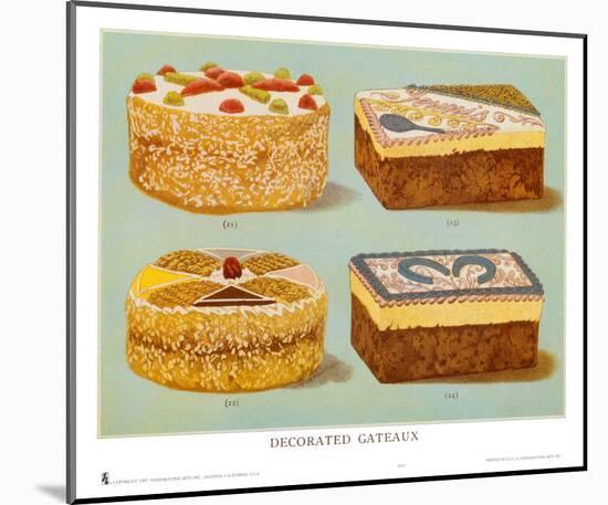 Decorated Gateaux, Occasion-null-Mounted Art Print