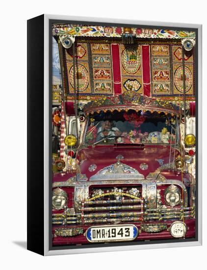 Decorated Lorry, Gilgit, Pakistan-Strachan James-Framed Premier Image Canvas