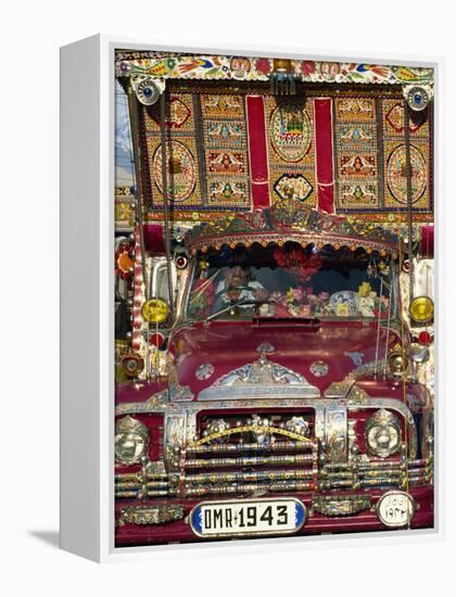 Decorated Lorry, Gilgit, Pakistan-Strachan James-Framed Premier Image Canvas