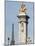 Decorated Pillar of Alexandre Iii Bridge and the Eiffel Tower, Paris, France, Europe-Richard Nebesky-Mounted Photographic Print