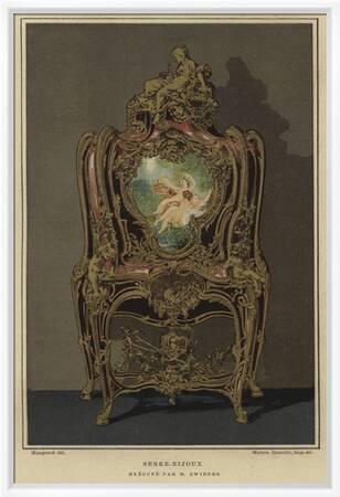 Decorated Serre-Bijoux by Joseph Emmanuel Zwiener, 19th Century' Giclee  Print | Art.com