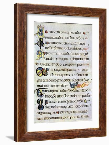 Decorated Text Page, 800 Ad-null-Framed Giclee Print