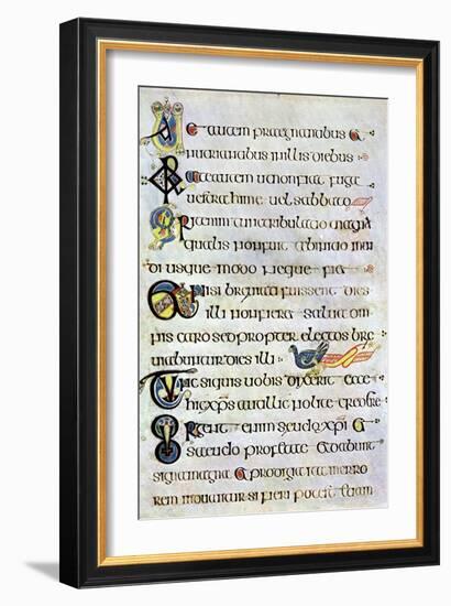 Decorated Text Page, 800 Ad-null-Framed Giclee Print